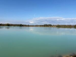 Scenic view of Lake Sumbar