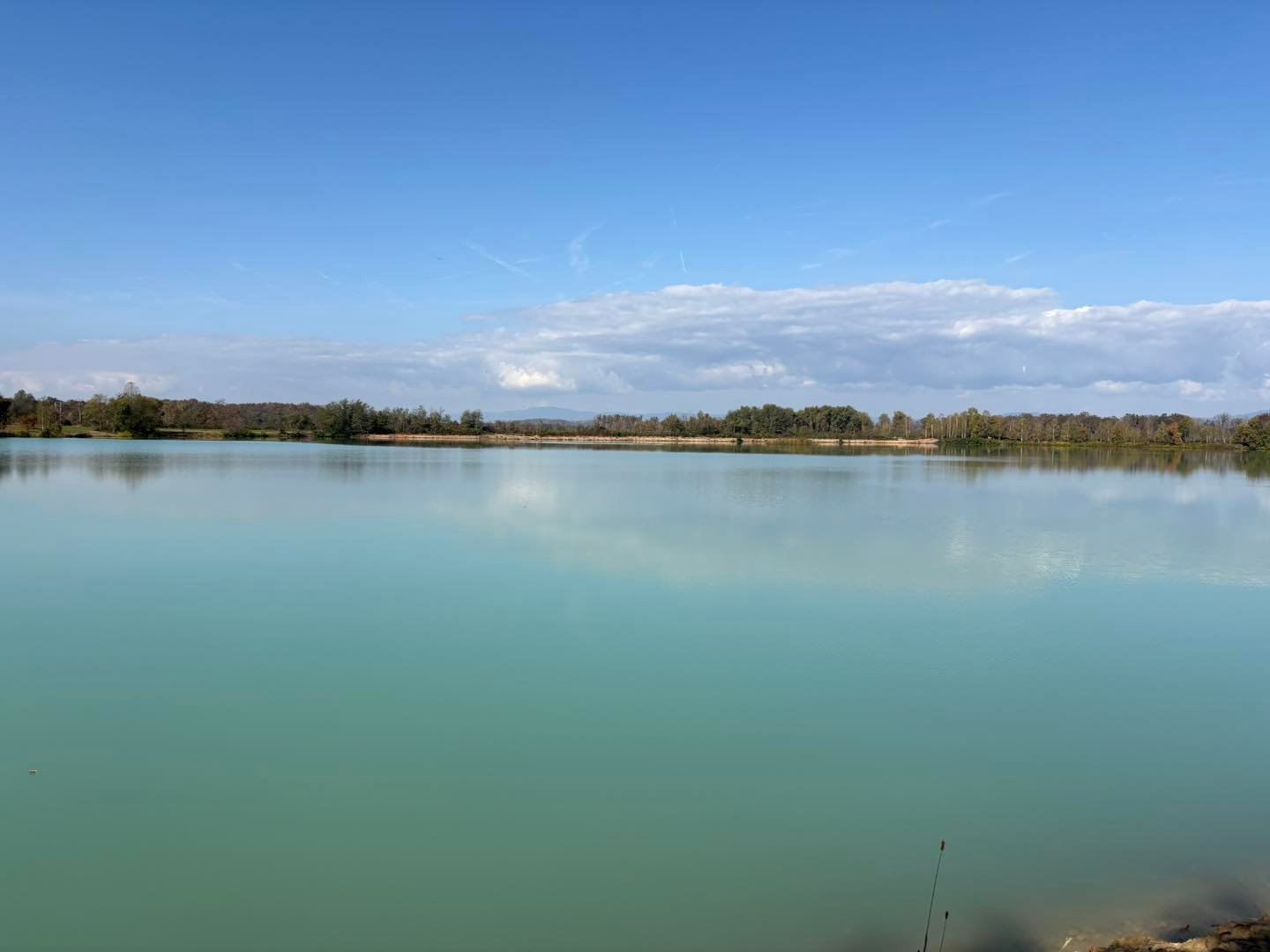 Scenic view of Lake Sumbar