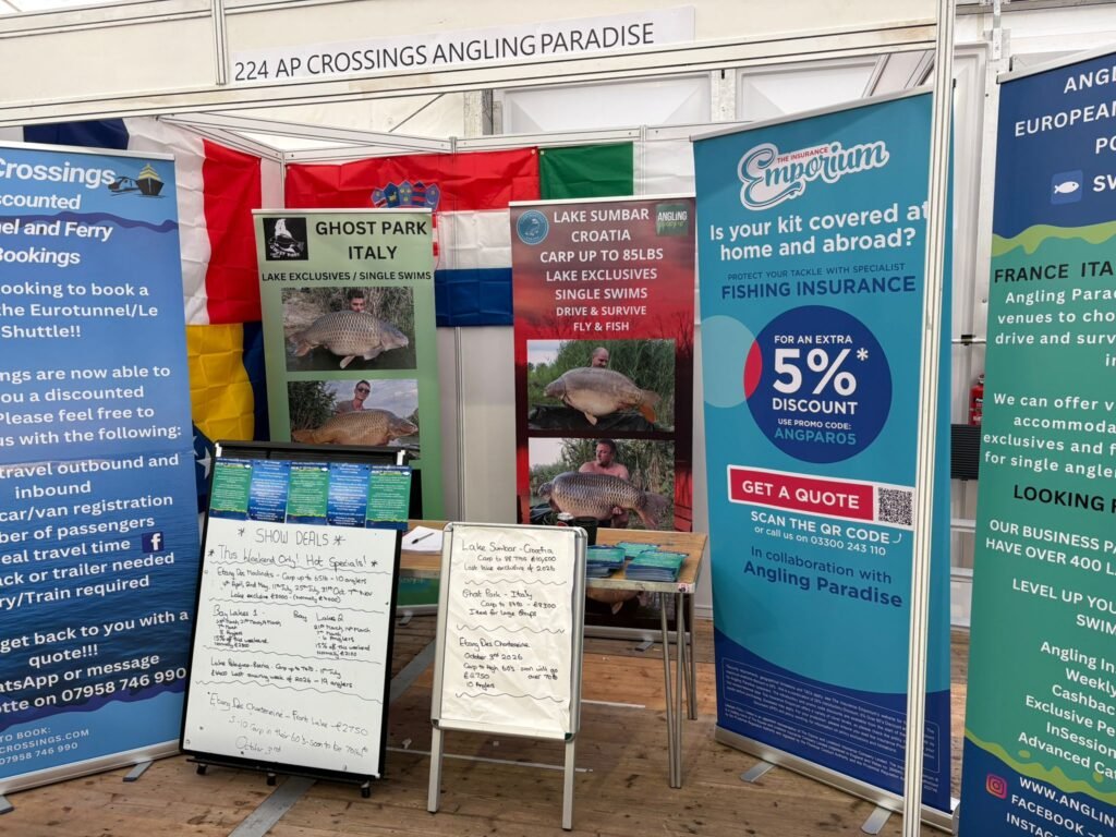 Angling Paradise and AP Crossings Media Stand